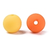 Rubberized Style Imitated Silicone Acrylic Beads MACR-T048-01C-16-2