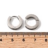 304 Stainless Steel Hoop Earrings EJEW-L302-03D-P-6