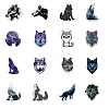 50Pcs PVC Cartoon Stickers WOLF-PW0001-02-2