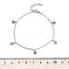 304 Stainless Steel Rhinestone Bracelets BJEW-Q038-10P-5
