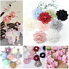 Gypsum with Cotton Cord Artificial Flower Core DIY-WH20007-36B-10-4