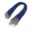 Waxed Cord Necklace Making NCOR-T001-26-1