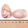 Two Tone Opaque Acrylic Imitation Gemstone Beads OACR-T033-10A-3