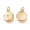 Brass Charms KK-L006-007G-2