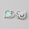 Platinum Alloy Rhinestone Pendants FIND-TAC0008-69P-07-2