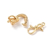 925 Sterling Silver Fold Over Clasps SE-CBAF1B0-01G-3