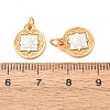 Brass Charms KK-CBA25B2-11G-2