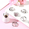6Pcs 3 Styles 304 Stainless Steel Cuff Ring Settings STAS-BBC0008-14P-5