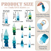 16Pcs 8 Styles Polycotton(Polyester Cotton) Tassel Pendant Decorations FIND-TA0009-19-4