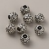 Tibetan Style Alloy European Beads FIND-TAC0002-065B-03-2
