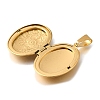 316 Stainless Steel Locket Pendants STAS-O132-02G-2