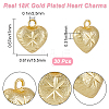 Beebeecraft 10Pcs Rack Plating Brass Pendants KK-BBC0011-21-2