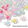 50Pcs Transparent Acrylic Beads TACR-YW0002-25-2