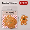 Christmas Theme Paper Self-Adhesive Stickers DIY-M070-10D-1