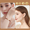 400Pcs 4 Styles Alloy Bead Caps FIND-TA0009-94G-8