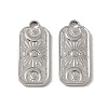 Non-Tarnish 201 Stainless Steel Charms STAS-J401-VC590-2