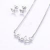 304 Stainless Steel Jewelry Sets SJEW-O090-14-2