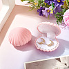 Shell Shaped Velvet Jewelry Storage Boxes VBOX-TADJ0001-02A-6