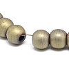 Electroplate Non-magnetic Synthetic Hematite Beads G-Q486-87F-3