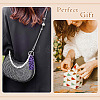 16Pcs 8 Colors Rectangle Leopard Pattern PU Leather Keychains KEYC-TA0001-38-7