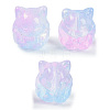 Transparent Spray Paint Glass Beads LS-X1-GLAA-H035-01K-1