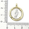 Rack Plating Real 18K Gold Plated Brass Pendants KK-B084-17G-3