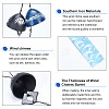 2Pcs 2 Style Japanese Cast Iron Bell Wind Chimes HJEW-BC0001-47A-4