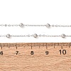 304 Stainless Steel Ball Link Chain/Satellite Chain Necklaces SA-CBA4160-20P-5