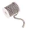 304 Stainless Steel Cuban Link Chains CHS-CJ0001-27A-5