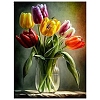 Flowers DIY Diamond Painting Kits PW-WGB0748-02-1