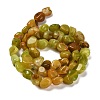 Natural Yellow Green Opal Beads Strands G-P497-01E-34A-3