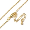 Brass Ball Chain Necklaces NJEW-B119-05G-1