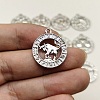Constellation Themes Alloy Rhinestone Pendants PW-WGDA156-02-1