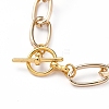 Unisex Aluminium Paperclip Chain Necklaces NJEW-JN02720-4