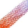 Baking Painted Glass Bead Strands DGLA-A039-T4mm-A015-4