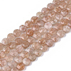 Natural Sunstone Beads Strands G-S362-017-1