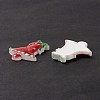 Christmas Themed Opaque Resin Cabochons CRES-P022-11-4