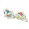 Valentine's Day Transparent Acrylic Beads ACRC-H001-02F-2