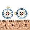 Ocean Alloy Enamel Pendants ENAM-B041-01N-2