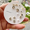 6 Pairs Anti-Tarnish Exquisite 925 Sterling Silver Stud Earrings Sets for Girls Women WG93702-18-1