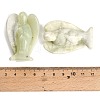 Natural New Jade Carved Angel Figurines G-O200-03J-04-3