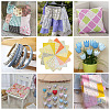 28Pcs 14 Styles Cotton Fabric DIY-TA0014-80A-8