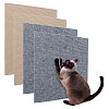 4Pcs 2 Colors Square Polyester DIY Climbing Cat Scratcher AJEW-BC0007-61-1