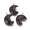 Natural Obsidian Tree of Life Wire Wrapped Pendants LS-G-L520-E03-R-NF-1