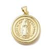 Brass Pendants KK-D431-032B-G-1
