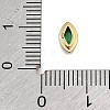 Brass Pave Cubic Zirconia Cabochons CU-CBA30E8-02G-03-3
