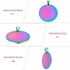 10Pcs Alloy Pendants FIND-WR0011-54B-3