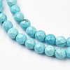 Synthetic Turquoise Bead Strands G-J376-71B-4mm-05-3