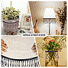 2Yards Polyester with Plastic Imitation Pearl Beads Tassel Ribbons OCOR-GF0004-99B-4