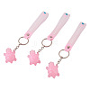 3Pcs PVC Tortoise Pendant Keychains KEYC-TADJ0001-02D-1